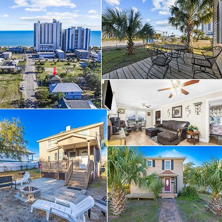 Dazzling Centrally Located Ocean View W 2 Kings, Huge Private Yard, 2 Decks, Firepit, Bbq 默特尔比奇 外观 照片