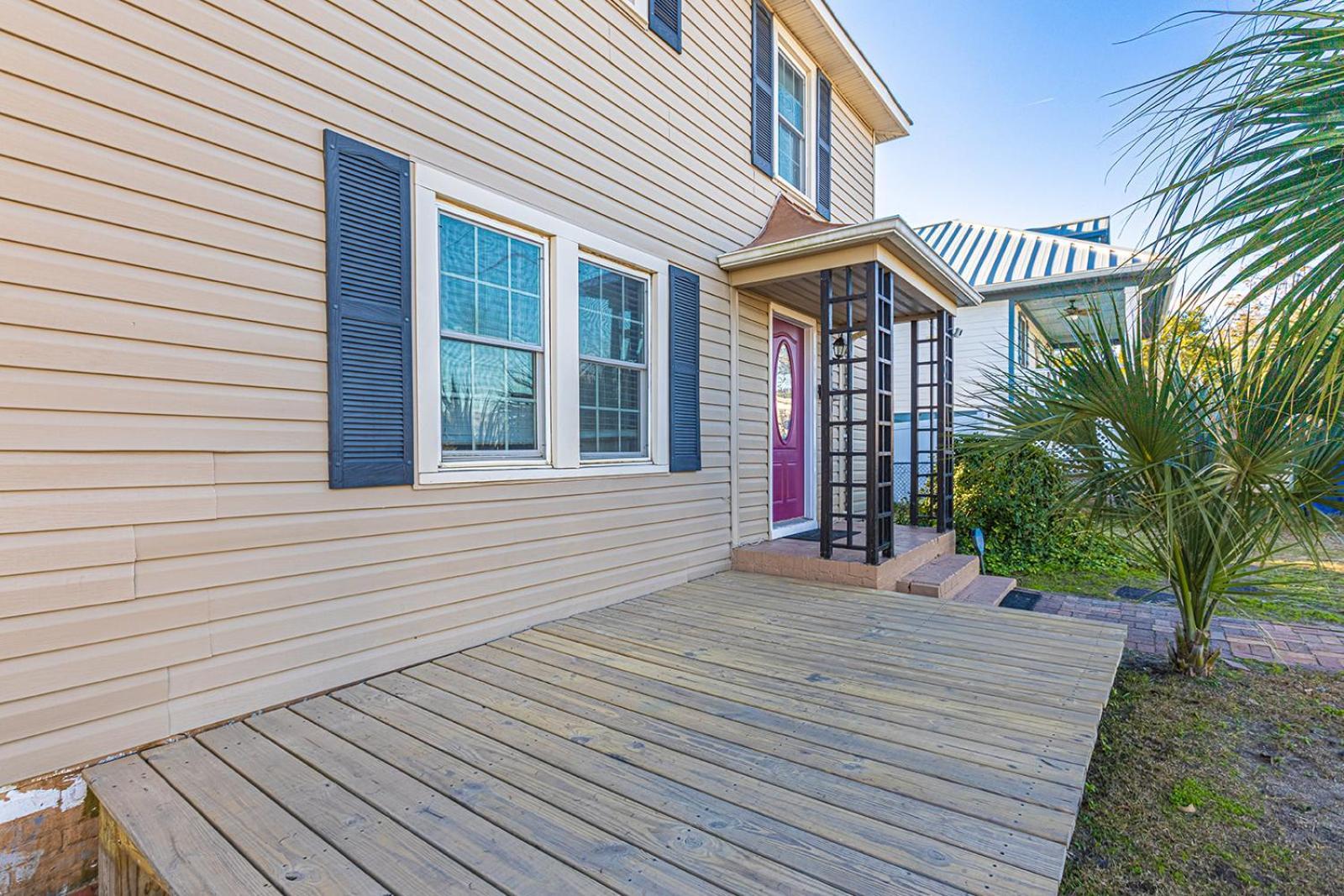 Dazzling Centrally Located Ocean View W 2 Kings, Huge Private Yard, 2 Decks, Firepit, Bbq 默特尔比奇 外观 照片